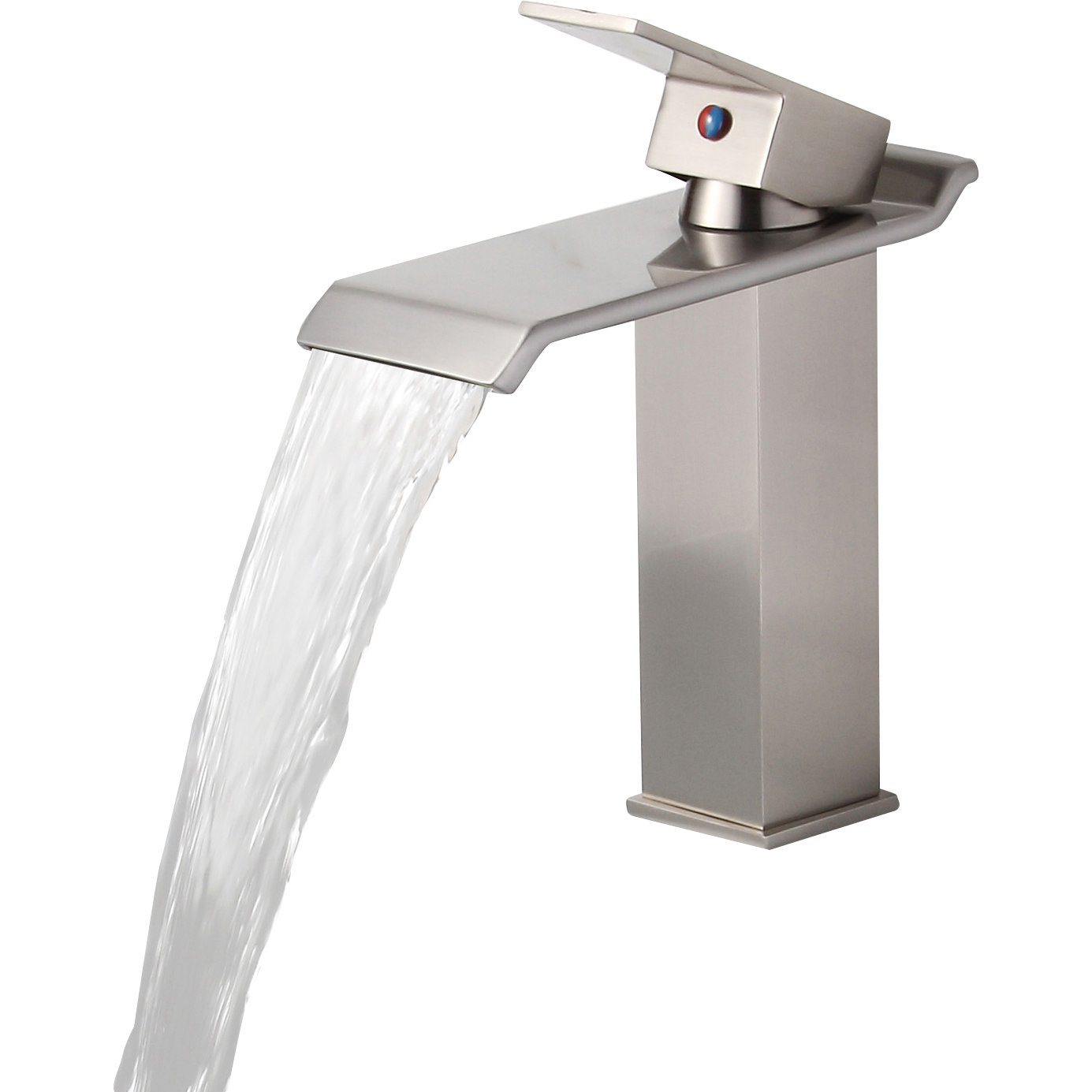 Elite Single Handle Bathroom Waterfall Faucet & Reviews Wayfair
